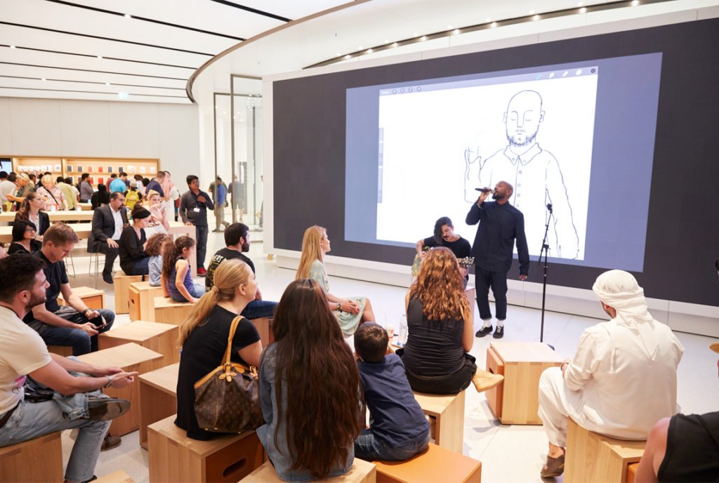 new Apple store at the Dubai Mall Dubai fashion news