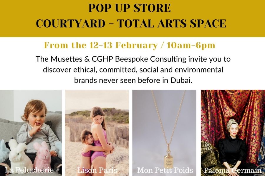 Dubai ethical popup The Musettes CGHP Beespoke Consulting